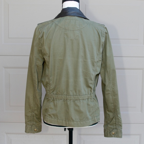 Lucky Brand Army Green Utility Jacket Medium - Picture 2 of 7